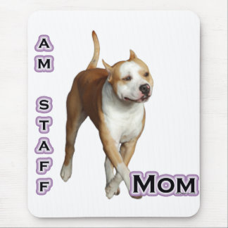 American Staffordshire Mom 4 Mouse Pad