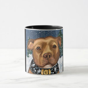 AMERICAN STAFFORDSHIRE MUG