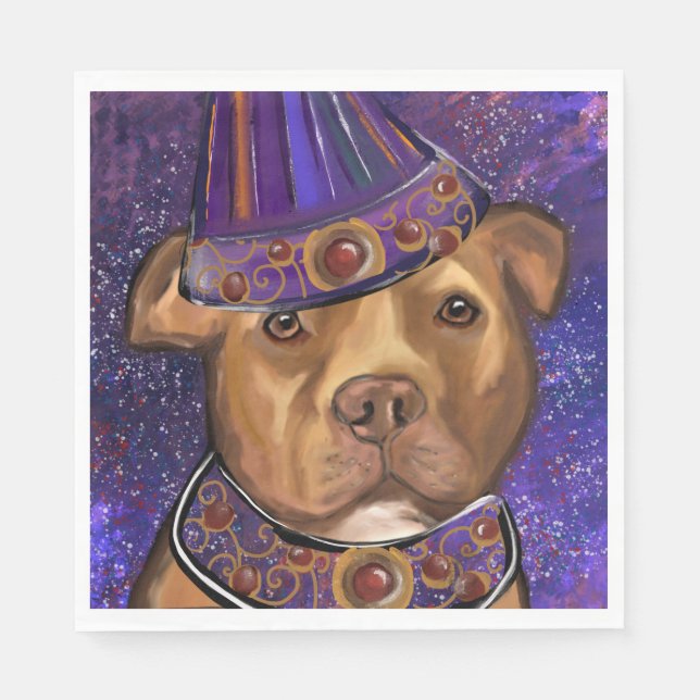 AMERICAN STAFFORDSHIRE   NAPKINS (Front)