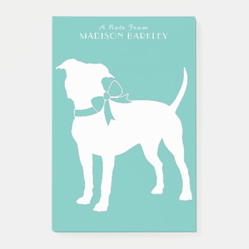 American Staffordshire Pit bull Dog Puppy Post_it Notes