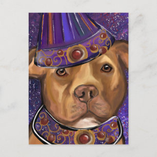 AMERICAN STAFFORDSHIRE   POSTCARD