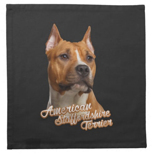 American Staffordshire Terrier _ Amstaff Cloth Napkin