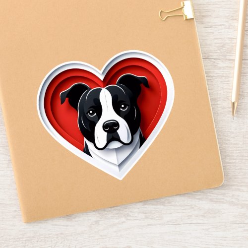 American Staffordshire Terrier Amstaff Dog Lover Sticker