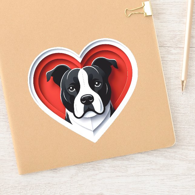American Staffordshire Terrier Amstaff Dog Lover Sticker (Notebook)