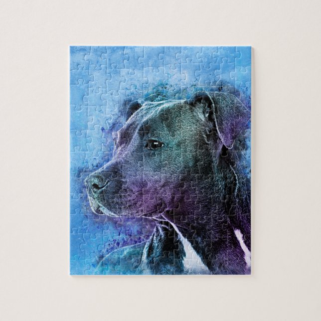 American Staffordshire Terrier - Amstaff Jigsaw Puzzle (Vertical)