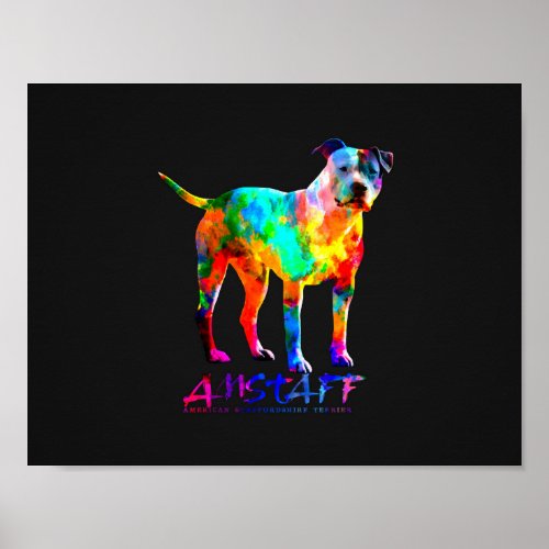American Staffordshire Terrier _ Amstaff Poster