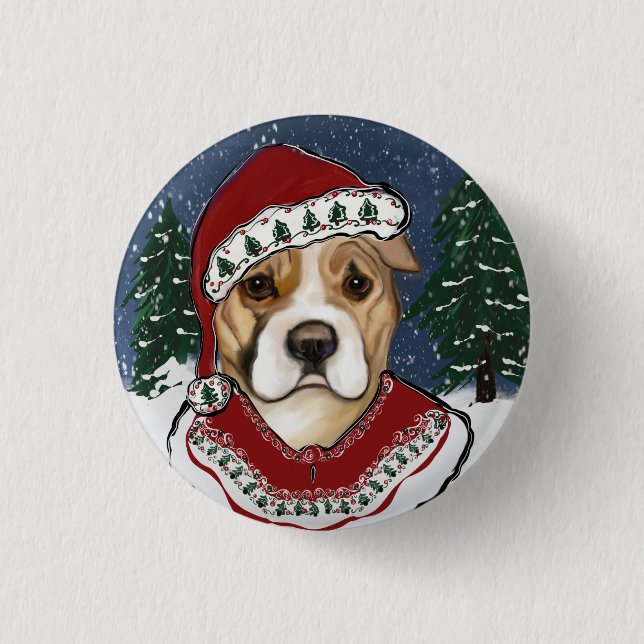 AMERICAN STAFFORDSHIRE TERRIER          BUTTON (Front)