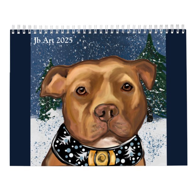 AMERICAN STAFFORDSHIRE TERRIER  CALENDAR (Back)