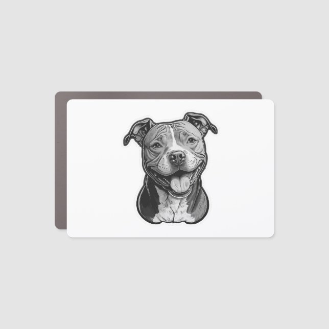 American Staffordshire Terrier Car Magnet (Front)