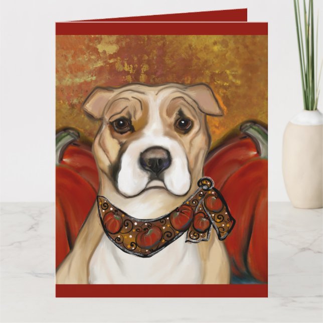 AMERICAN STAFFORDSHIRE TERRIER          CARD (Front)