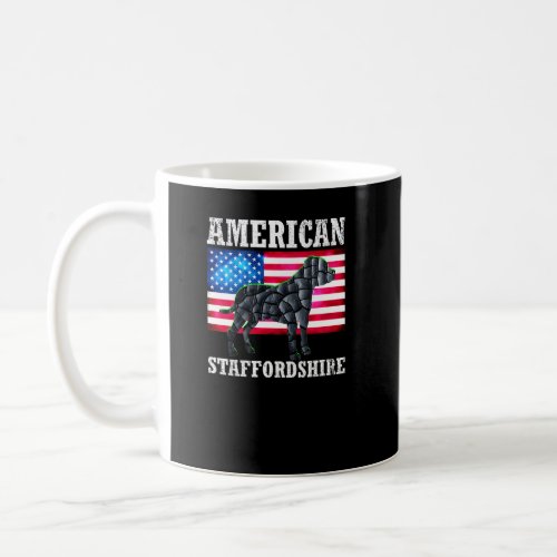 American Staffordshire Terrier Dog  Cool Graphic F Coffee Mug