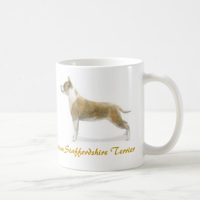 American Staffordshire Terrier, Dog Lover Galore! Coffee Mug (Right)