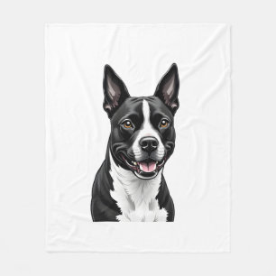 American Staffordshire Terrier Fleece Blanket