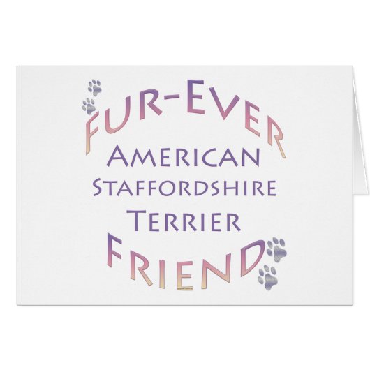 American Staffordshire Terrier Furever (Front Horizontal)
