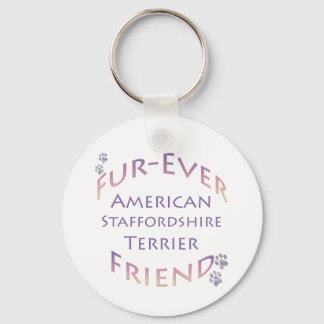 American Staffordshire Terrier Furever Keychain