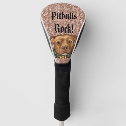 AMERICAN STAFFORDSHIRE TERRIER GOLF HEAD COVER