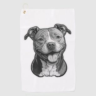 American Staffordshire Terrier Golf Towel