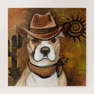 AMERICAN STAFFORDSHIRE TERRIER JIGSAW PUZZLE