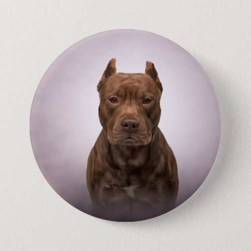 American Staffordshire Terrier Magnet Button