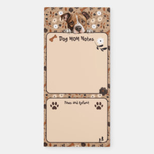 American Staffordshire Terrier Mom Paws & Reflect Magnetic Notepad