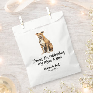 American Staffordshire Terrier Pet Cocktail Favor Bag