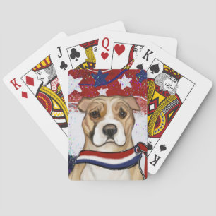 AMERICAN STAFFORDSHIRE TERRIER POKER CARDS