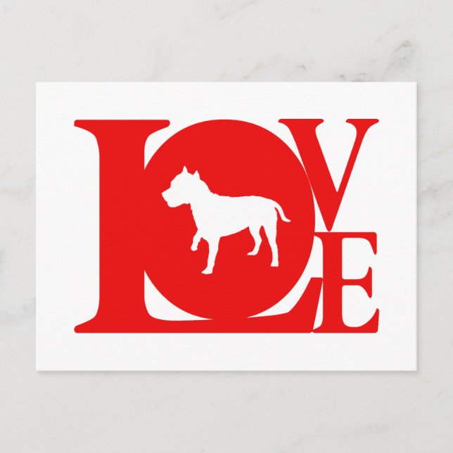 American Staffordshire Terrier Postcard (Front)