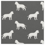 American Staffordshire Terrier Silhouettes AmStaff Fabric