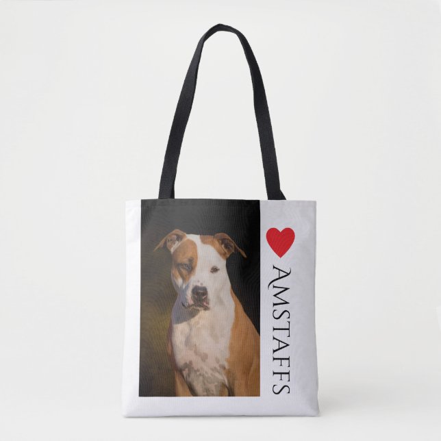 American Staffordshire Terrier Tote Bag (Front)