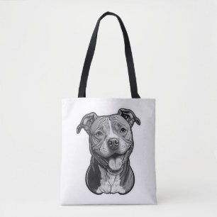 American Staffordshire Terrier Tote Bag