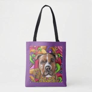AMERICAN STAFFORDSHIRE TERRIER  TOTE BAG