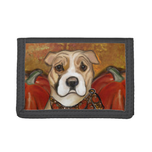 AMERICAN STAFFORDSHIRE TERRIER TRIFOLD WALLET