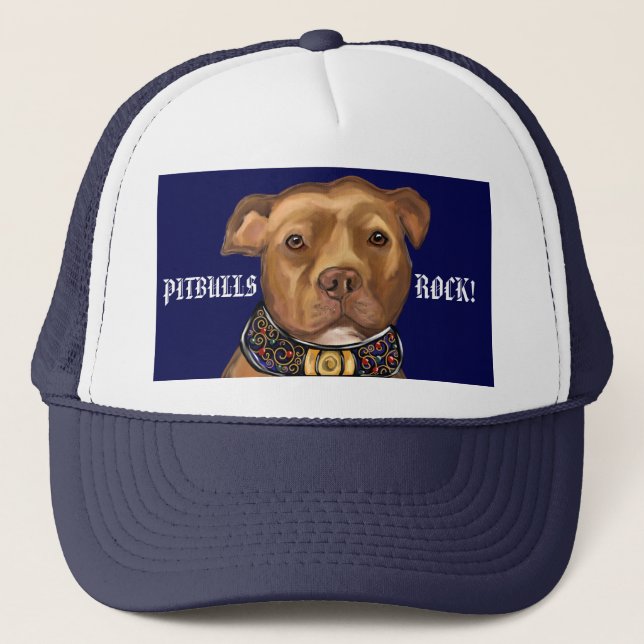 American Staffordshire Terrier   Trucker Hat (Front)