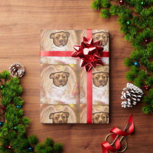 AMERICAN STAFFORDSHIRE TERRIER WRAPPING PAPER