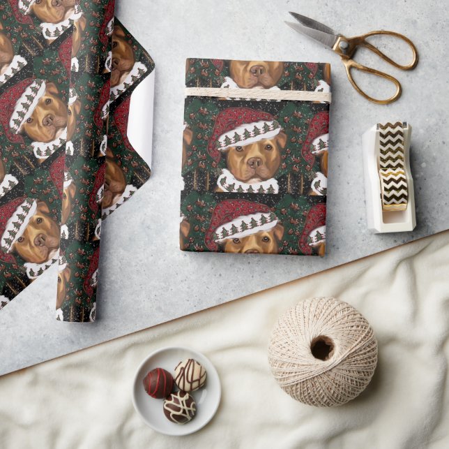 American Staffordshire Terrier  Wrapping Paper (Crafts)