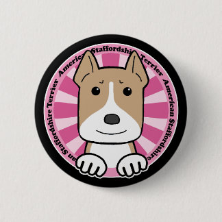 American Stafforshire Terrier Button
