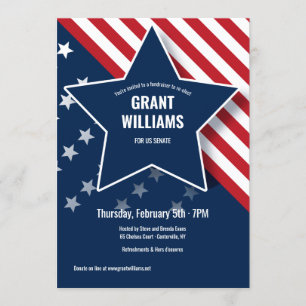 American Star Fundraiser Invitation