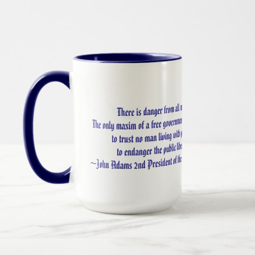 American Star_John Adams quote Mug