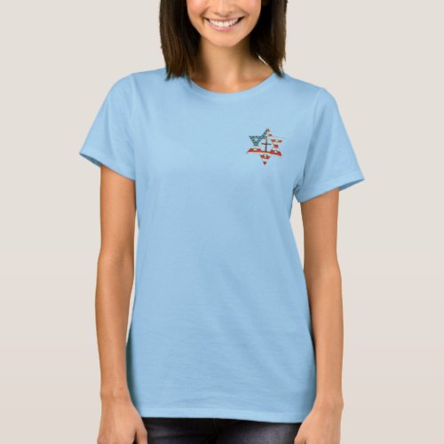 American Star of David With Cross T_Shirt