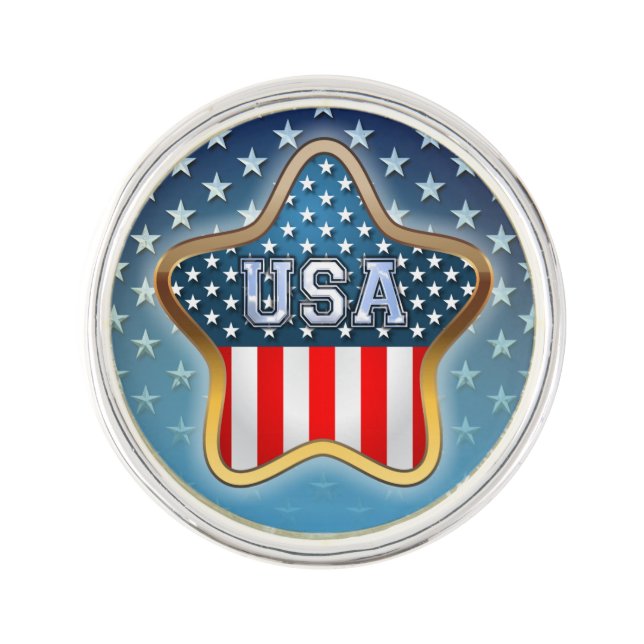 American Star Pin (Front)