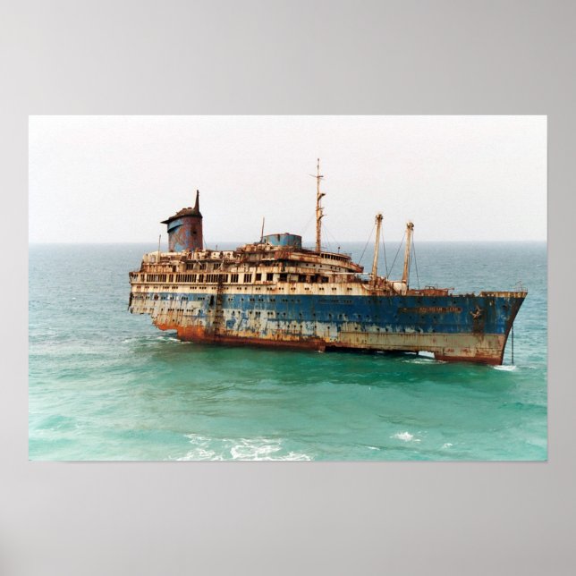 American Star Ship Wreck Poster (Front)