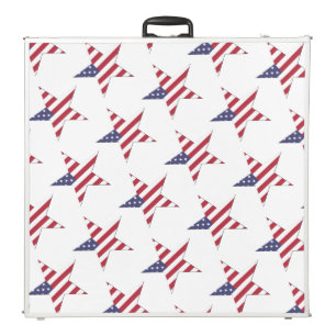 American Star Spangled Stars Pattern Patriotic Beer Pong Table