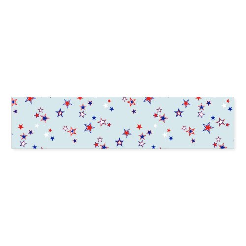 American Starry Field Patriotic Napkin Bands