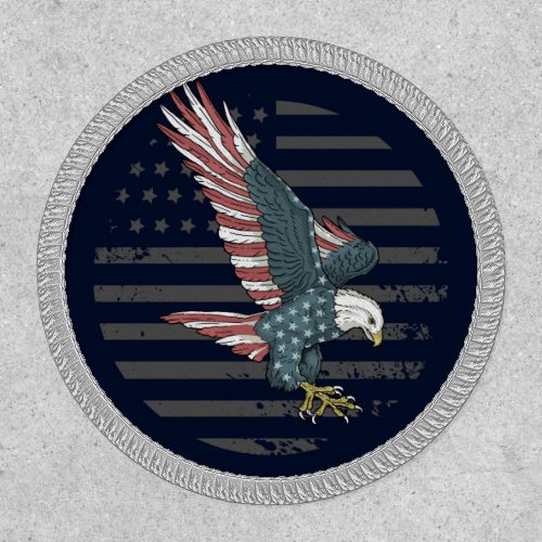 American Stars and Stripes Eagle Patch