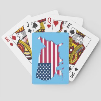 American Stars and Stripes Flag Red White Blue