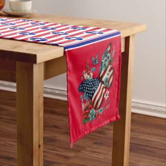 American Star's And Stripes Short Table Runner