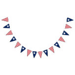 American Stars Stripes Red White Blue USA Bunting Flags
