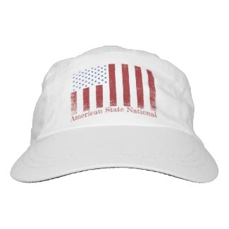 American State National US Civil Flag Hat