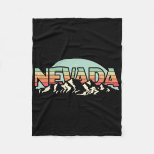 American State Nevada - Vintage Mountain Nature Hi Fleece Blanket