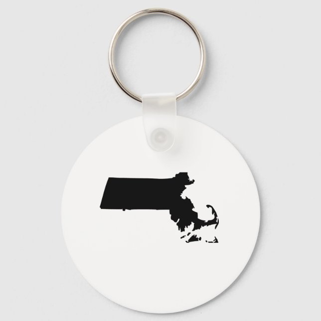 American State of Massachusetts Keychain (Front)
